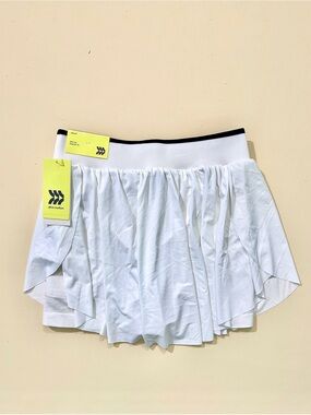 All In Motion Girls White Athletic Skort – Size L (10/12) – NWT